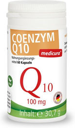 MEDICURA AG Coenzym Q10 Ubiquinon 100 mg Kapseln vegan – Bild 1 von 1