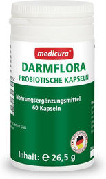 MEDICURA AG Darmflora mit probiotischen Kulturen Kapseln ohne Gelatine 60 Stück – Bild 1 von 3