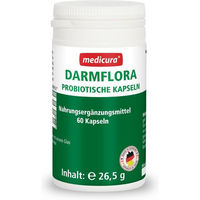 Produktbild von MEDICURA AG Darmflora mit probiotischen Kulturen Kapseln ohne Gelatine 60 Stück