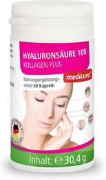 MEDICURA AG Hyaluronsäure 100 Kollagen Plus Beauty-Kollagen-Kombi Kapseln 60 Stück – Bild 1 von 2