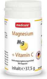 MEDICURA AG Magnesium + Vitamin C Kapseln – Bild 1 von 2
