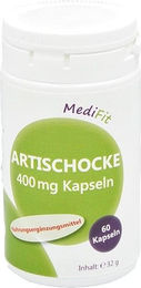 MediFit Artischocke 400 mg Kapseln ohne Gelatine 60 Stück – Bild 1 von 1