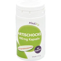 Produktbild von MediFit Artischocke 400 mg Kapseln ohne Gelatine 60 Stück