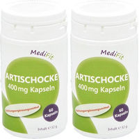 Produktbild von MediFit Artischocke 400 mg Kapseln ohne Gelatine 60 Stück