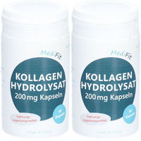 Produktbild von MediFit Kollagen Hydrolysat 200 mg Kapseln 60 Stück