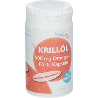 Produktbild von MediFit Krillöl 500 mg Omega-3 Forte Kapseln