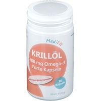 Produktbild von MediFit Krillöl Omega-3 Forte Kapseln