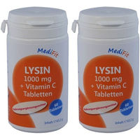 Produktbild von MediFit L-Lysin 1.000 mg mit Vitamin C Tabletten 120 Stück