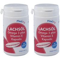 Produktbild von MediFit Lachsöl Omega 3 mit Vitamin E Kapseln 180 Stück