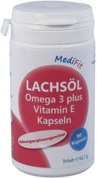 MediFit Lachsöl Omega 3 mit Vitamin E Kapseln – Bild 1 von 1