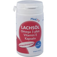 Produktbild von MediFit Lachsöl Omega 3 mit Vitamin E Kapseln