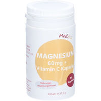 Produktbild von MediFit Magnesium 60 mg mit Vitamin C Kapseln 180 Stück