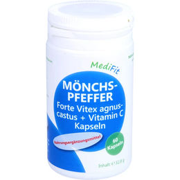 MediFit Mönchspfeffer Forte mit Vitamin C Kapseln 60 Stück – Bild 1 von 1