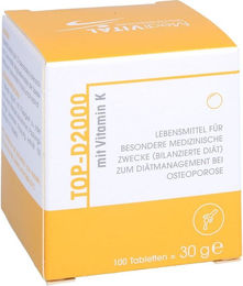 MediVital TOP-D 2000 Vitamin D Tabletten 100 Stück für Senioren sowie Schwangere und Stillende – Bild 1 von 1