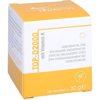 Produktbild von MediVital TOP-D 2000 Vitamin D Tabletten 100 Stück für Senioren sowie Schwangere und Stillende