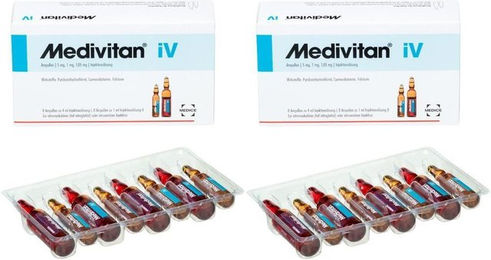 Medivitan iV B-Komplex Doppel-Ampullen für Senioren und Sportler – Bild 1 von 3