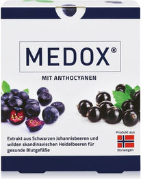 Medox Anthocyane aus wilden Beeren Kräuter-Komplex Kapseln vegan glutenfrei laktosefrei – Bild 1 von 2