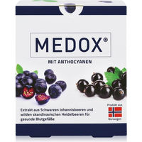 Produktbild von Medox Anthocyane aus wilden Beeren Kräuter-Komplex Kapseln vegan glutenfrei laktosefrei