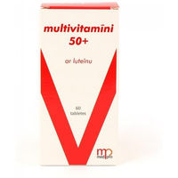 Produktbild von medpro Multivitamine 50+ mit Lutein Tabletten für Senioren und Erwachsene 60 Stück