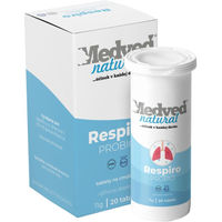 Produktbild von Medveď natural Respiro ProBio Lutschtabletten für Erwachsene und Kinder 20 Stück