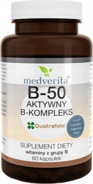 Medverita B-50 Komplex aktiver B-Komplex 60 Kapseln – Bild 1 von 1