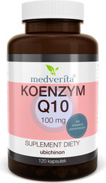 Medverita Coenzym Q10 Ubiquinon 100 mg Kapseln 120 Stück ohne Zusatzstoffe – Bild 1 von 1