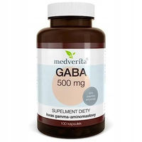 Produktbild von Medverita GABA 500 mg Kapseln 100 Stück ohne Zusatzstoffe
