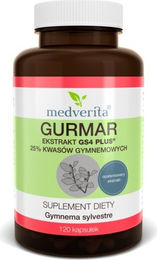 Medverita Gurmar Gymnema Sylvestre Kapseln ohne Zusatzstoffe 120 Stück – Bild 1 von 1