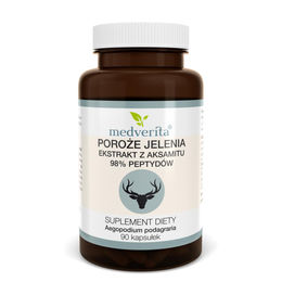 Medverita Hirschgeweih Extrakt 98% Peptide 150 mg pro Kapsel 90 Kapseln Nahrungsergänzungsmittel – Bild 1 von 1