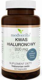 Medverita Hyaluronsäure 200 mg ohne Zusatzstoffe 60 Kapseln – Bild 1 von 2