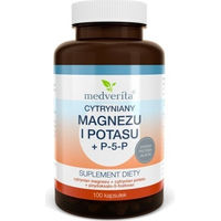 Produktbild von Medverita Magnesium Citrat Kalium Citrat P-5-P Kapseln ohne Zusatzstoffe 100 Stück