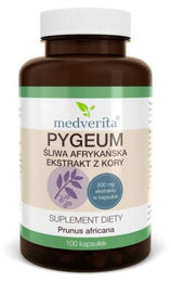 Medverita Pygeum Extrakt aus afrikanischen Pflaumen 100 Kapseln – Bild 1 von 1