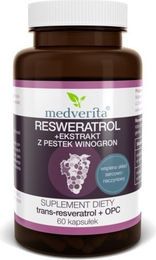 Medverita Resveratrol OPC Traubenkerne Kapseln 60 Stück – Bild 1 von 1