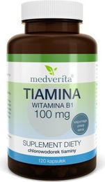 Medverita Thiamin Vitamin B1 100 mg 120 Kapseln – Bild 1 von 5