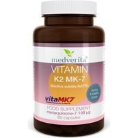 Produktbild von Medverita Vitamin K2 MK-7 100 µg Kapseln pflanzlicher Ursprung 60 Stück