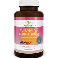 Produktbild von Medverita Vitamin K2 MK-7 200 µg Kapseln pflanzlicher Ursprung 60 Stück