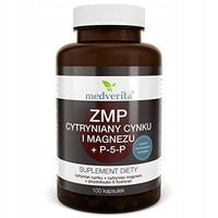 Produktbild von Medverita ZMP Zink- und Magnesiumcitrat mit P-5-P Kapseln ohne Zusatzstoffe 100 Stück