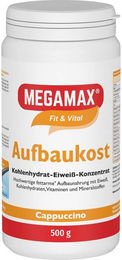 Megamax Aufbaukost Cappuccino Pulver glutenfrei 500 g – Bild 1 von 1