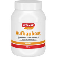 Produktbild von MEGAMAX Aufbaukost Kohlenhydrat-Eiweiß-Konzentrat Schokolade Pulver glutenfrei 1,5 kg