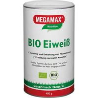 Produktbild von Megamax B.V. Bio Eiweiß Konzentrat Pulver Neutral ohne Zusatzstoffe 400 g