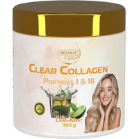 Produktbild von Megamax B.V. Collagen Clear Glow Kollagen Peptide Lime-Minze Pulver