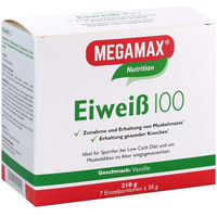 Produktbild von MEGAMAX Basic & Active Eiweiß 100 Vanille Vegetarisch Pulver