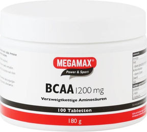 MEGAMAX BCAA 1200 mg Tabletten 100 Stück – Bild 1 von 1