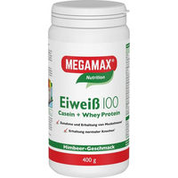 Produktbild von MEGAMAX Eiweiss 100 Himbeer Quark Pulver vegetarisch