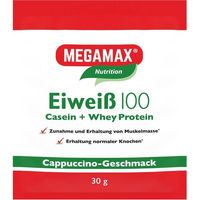 Produktbild von MEGAMAX Eiweiß 100 Konzentrat Cappuccino Pulver vegetarisch