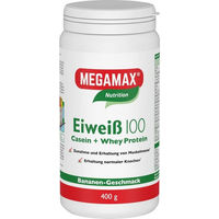 Produktbild von MEGAMAX Eiweiß 100 Pulver Banane vegetarisch