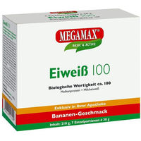 Produktbild von MEGAMAX Eiweiß 100 Pulver Banane vegetarisch