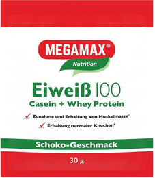 MEGAMAX Eiweiß 100 Schokolade Pulver vegetarisch – Bild 1 von 2