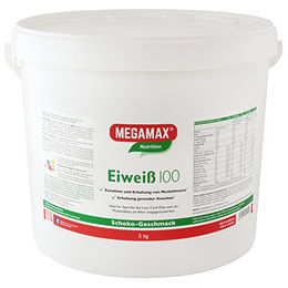 Megamax Eiweiß Pulver Schokolade Low Carb glutenfrei ohne Zusatzstoffe und Aspartam 5 kg – Bild 1 von 1