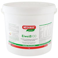 Produktbild von Megamax Eiweiss Pulver Vanille 5 kg | Molkenprotein und Milcheiweiß | Low Carb, zuckerfrei und glutenfrei
